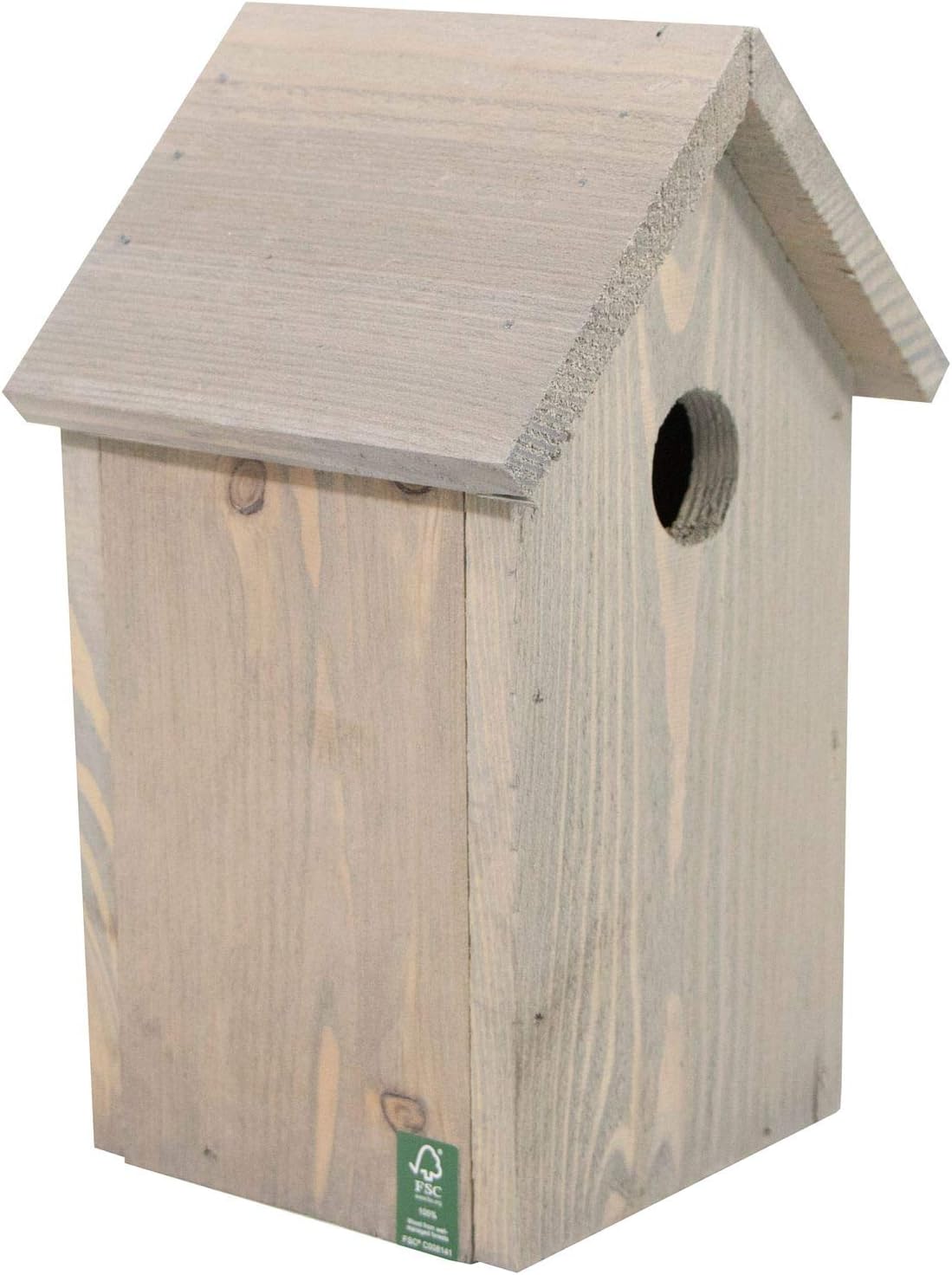 Wetterfester Vogelnistkasten 3er-Set, 3 Stück Grau