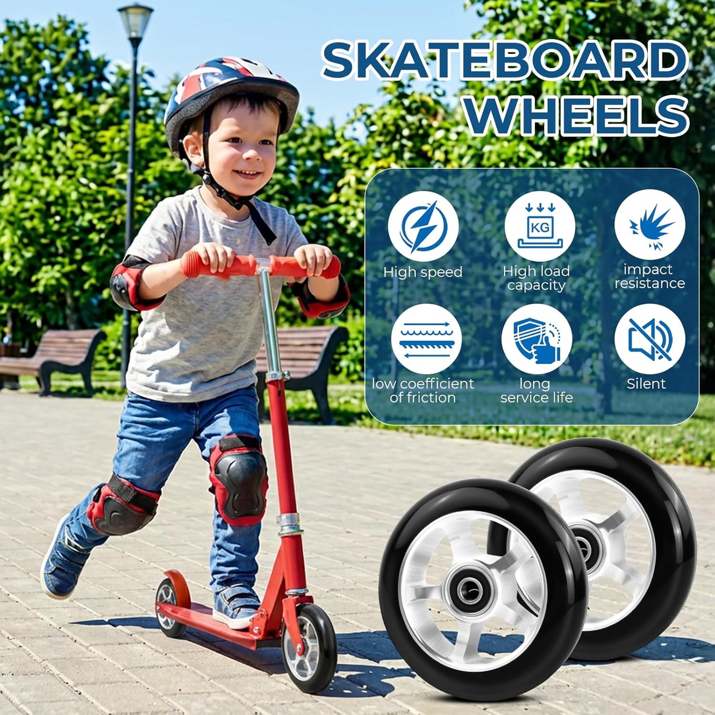 Stunt Scooter Ersatzräder-Set, 2 Stück