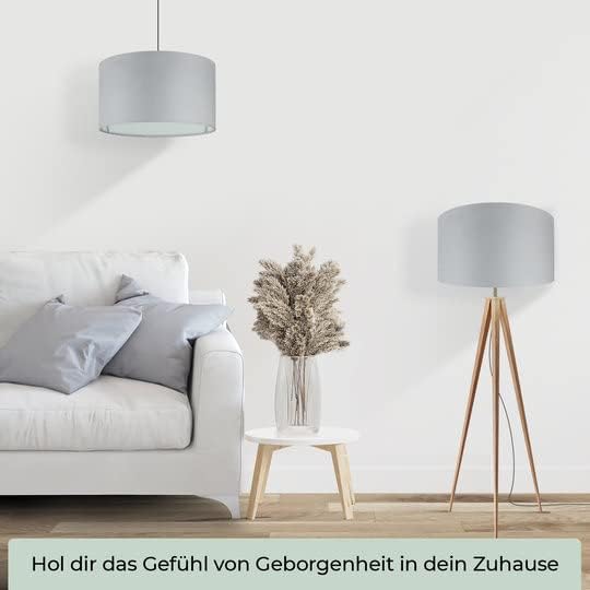 Lampenschirm, Grau Ø30cm | Höhe 20cm