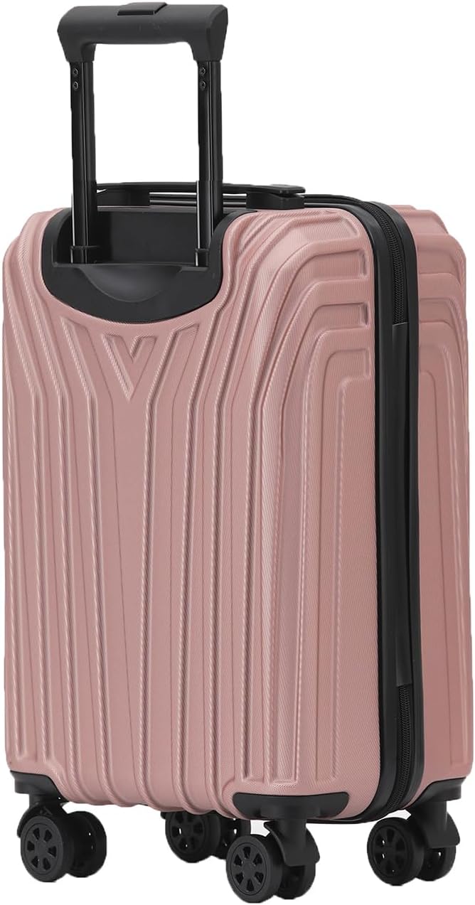 Koffer mit TSA-Schloss, 55 cm Rosa Gold