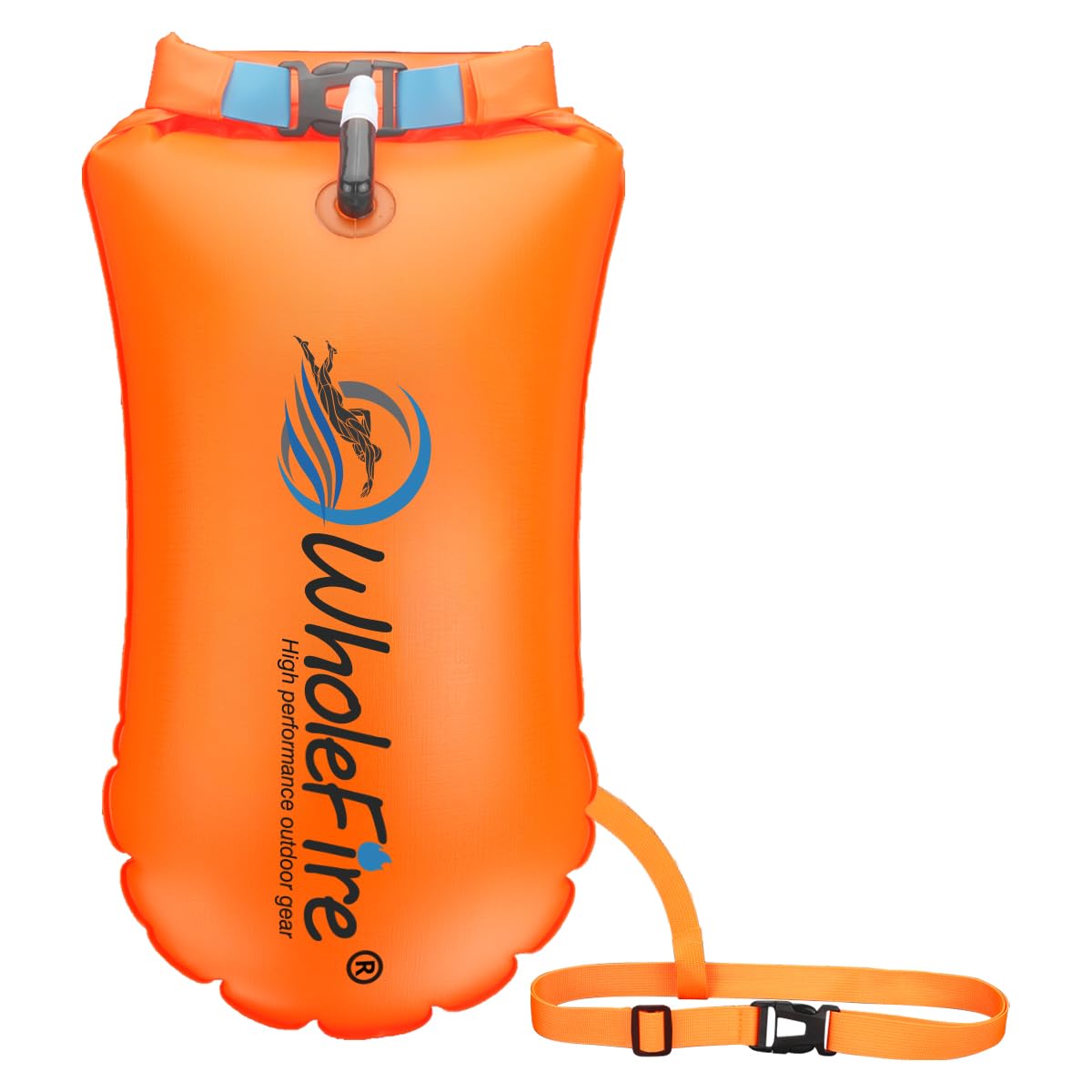 Aufblasbare Schwimmboje, Orange