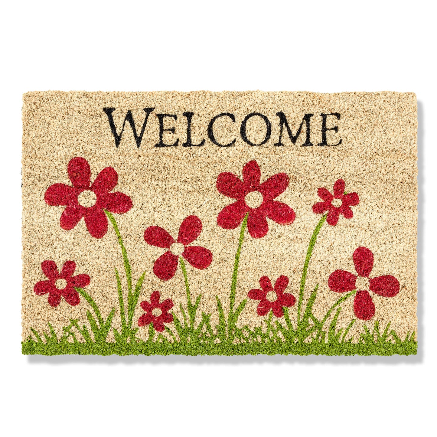 Rutschfeste Fussmatte Blumenwiese, 40 x 60 cm (Rechteckig) Blumenwiese Natur