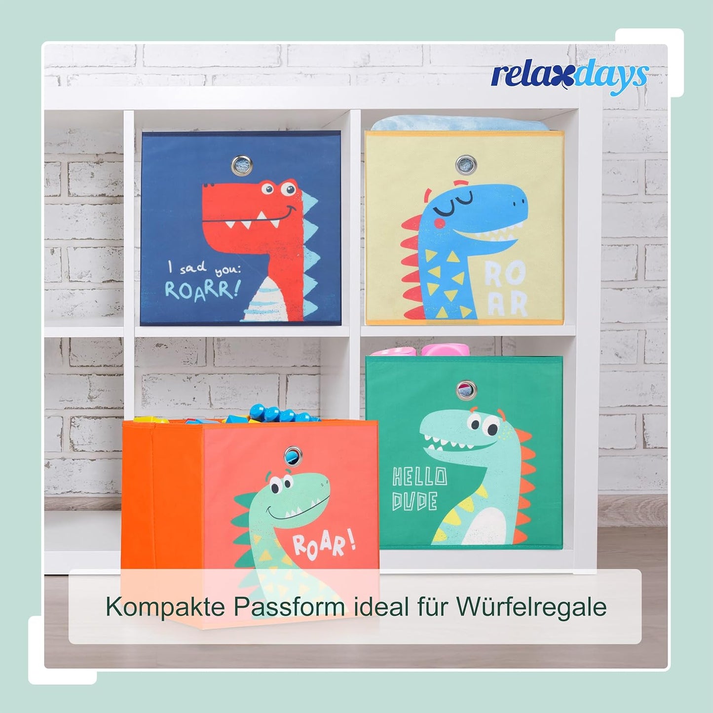 Kinder Aufbewahrungsboxen-Set, E