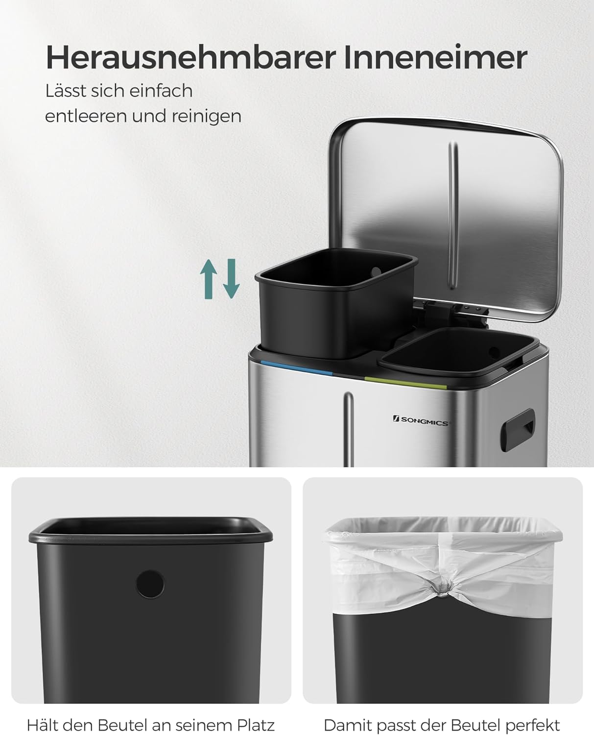 Treteimer, Silber