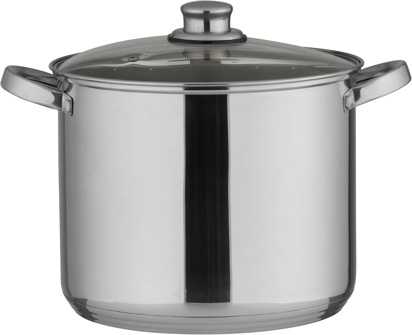Universaltopf mit Glasdeckel, 10 Liter Volumen