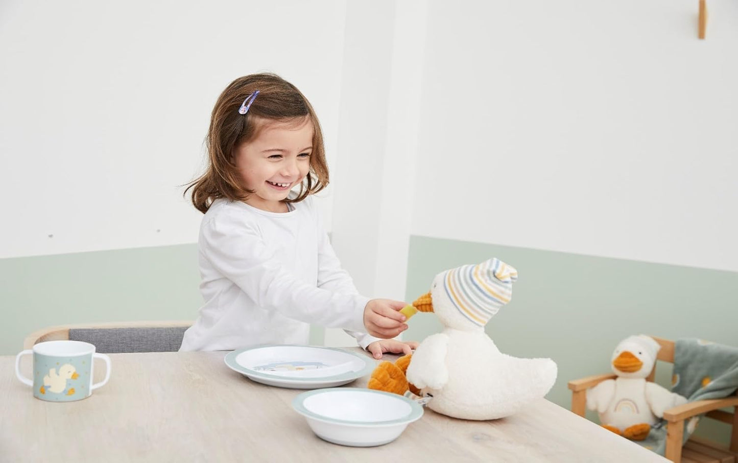 Geschirrset Ente Edda Lou, 5-teiliges Set