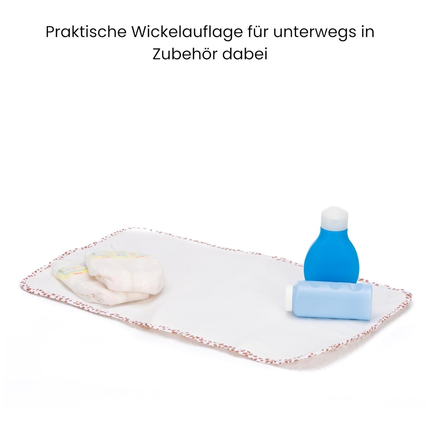 Wickeltasche Teddy Big Exklusiv mit Zubehör, Beige