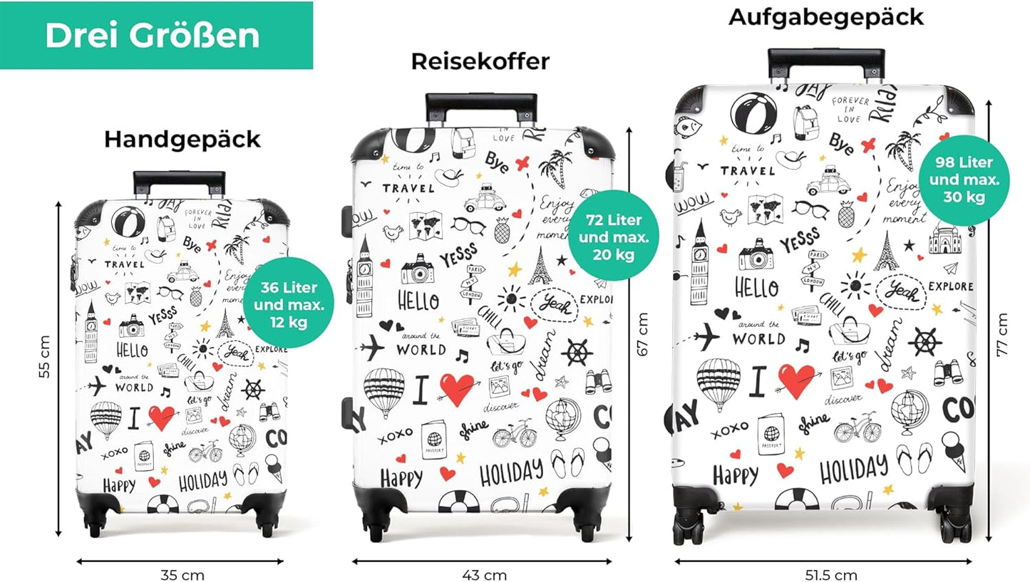Grosser Reisekoffer, Reisemuster L