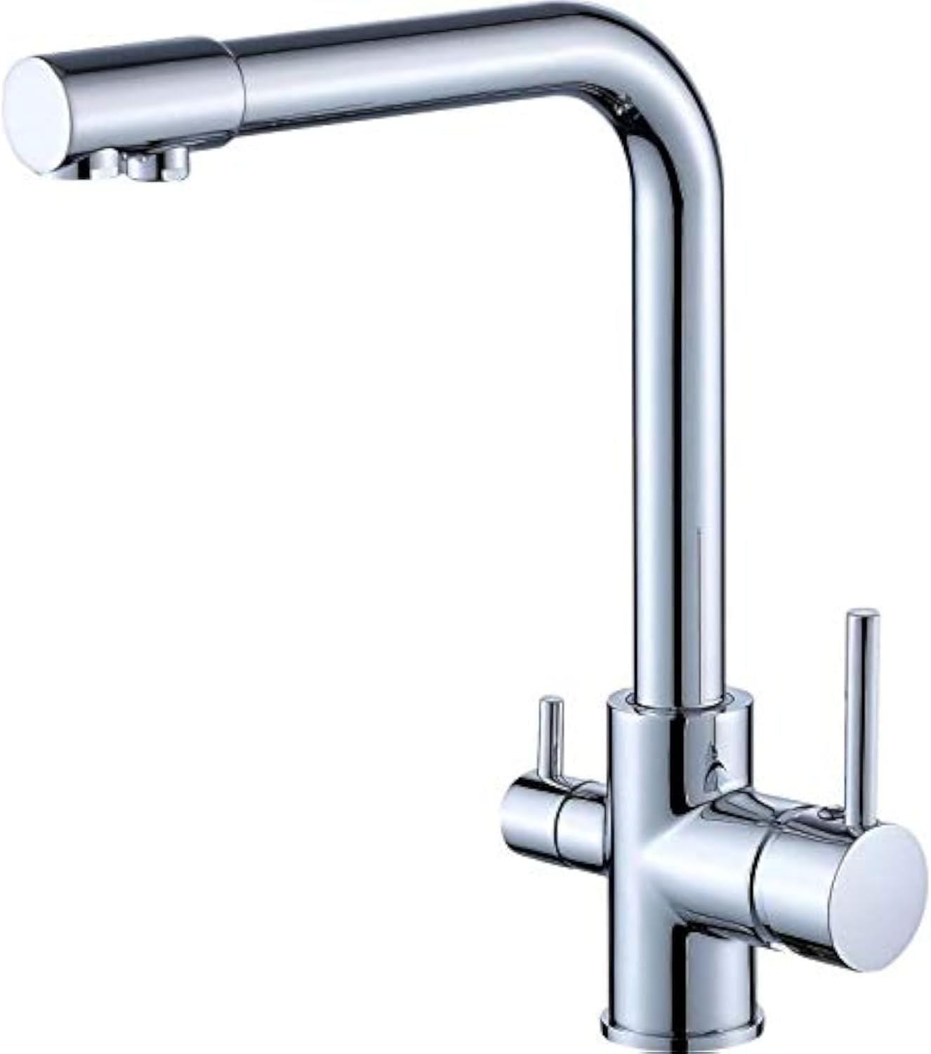 3-Wege-Filter Osmose Wasserhahn, Nilo-Serie, Chrom 2