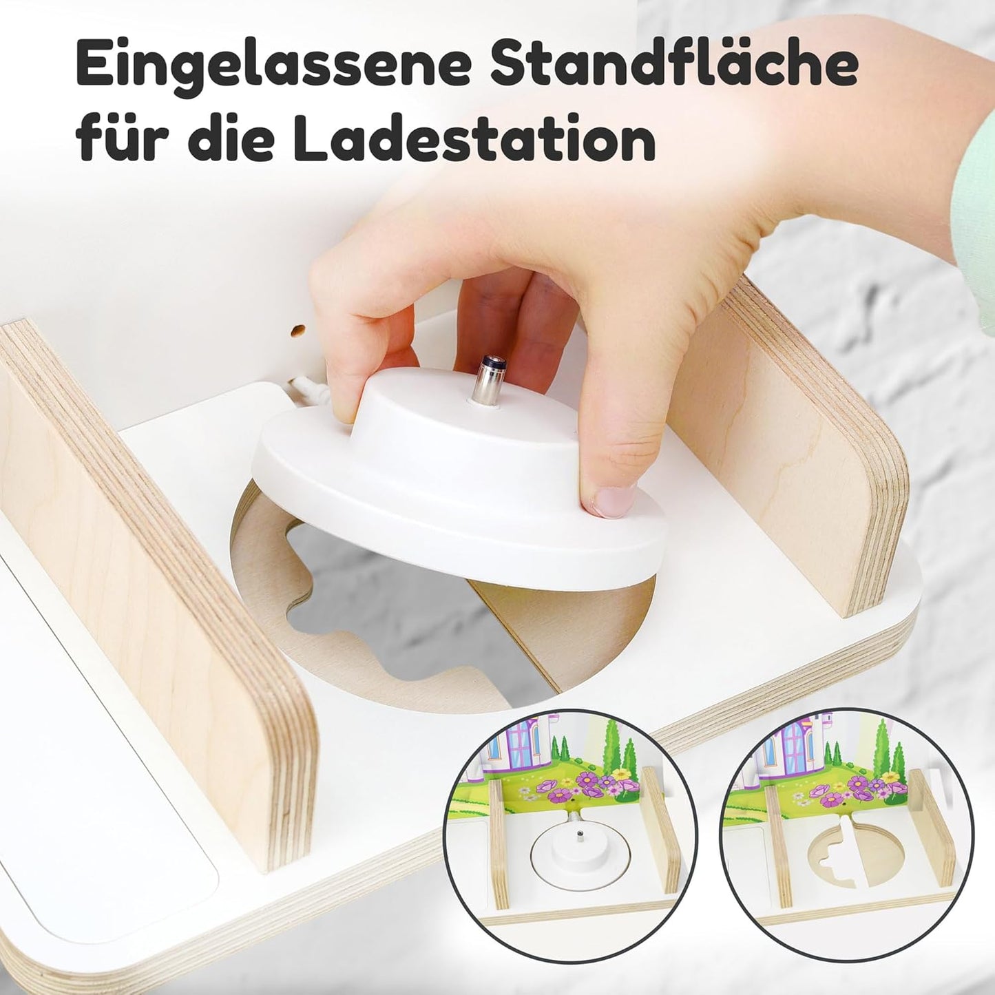 Tonie Regal für 35 Tonies, Märchenschloss, Kompakt Märchenschloss