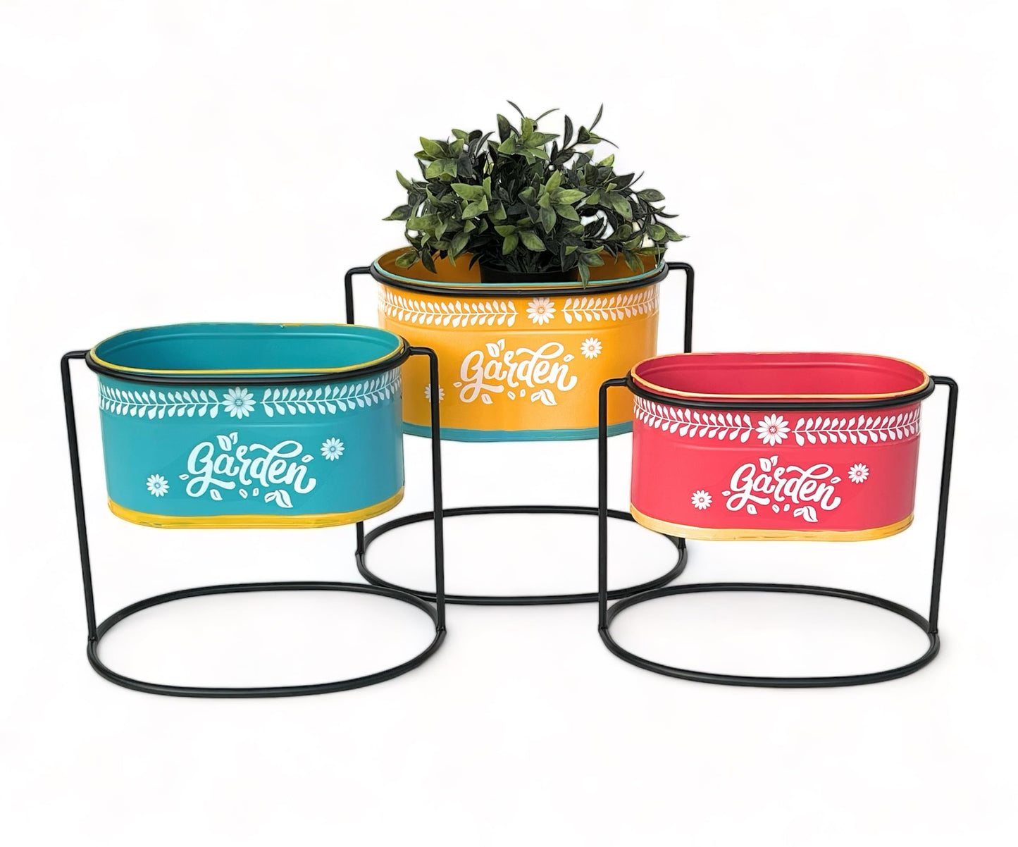 3-teiliges Blumenständer-Set