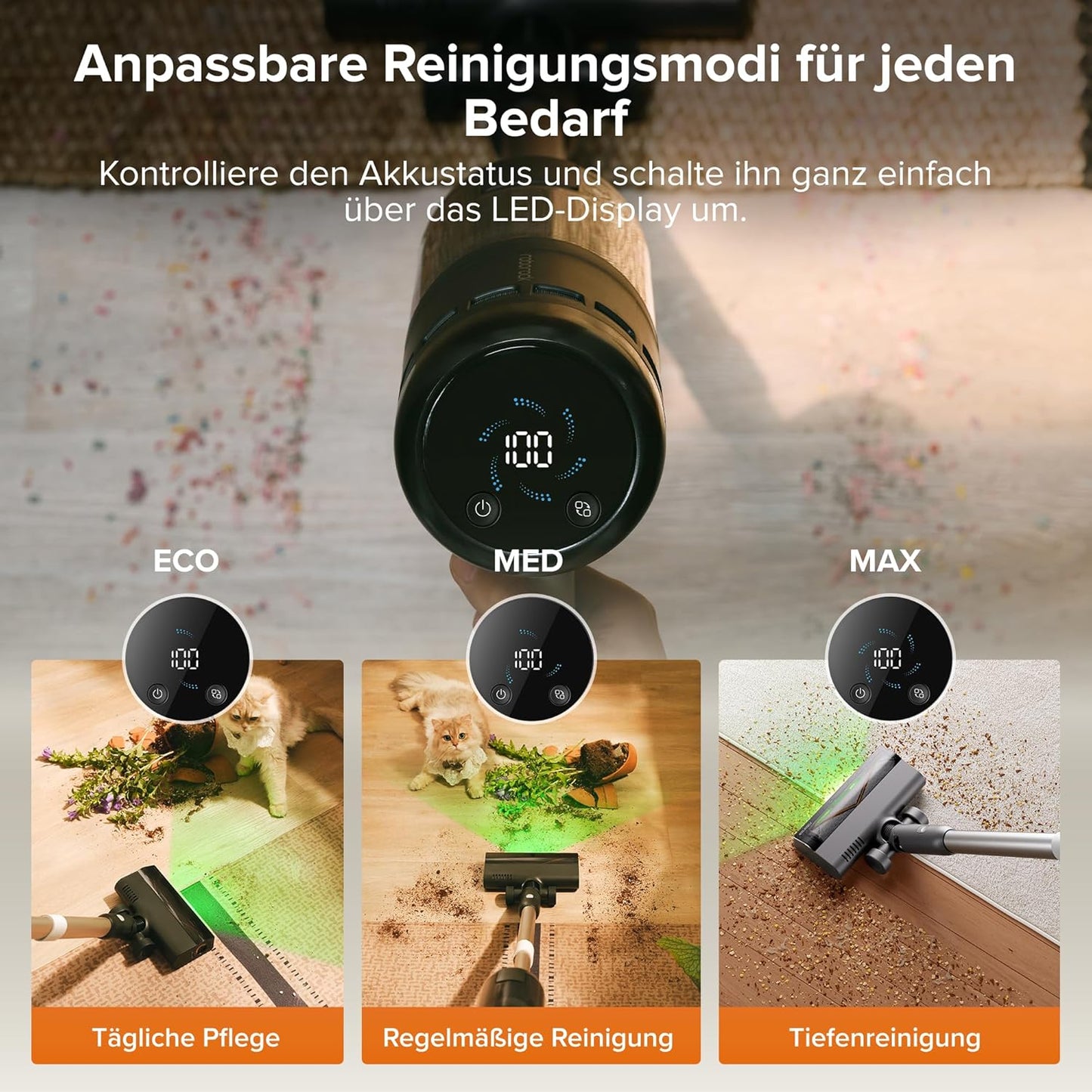 H60 Hub Pro Akkustaubsauger mit Absaugstation, H60 Hub Pro