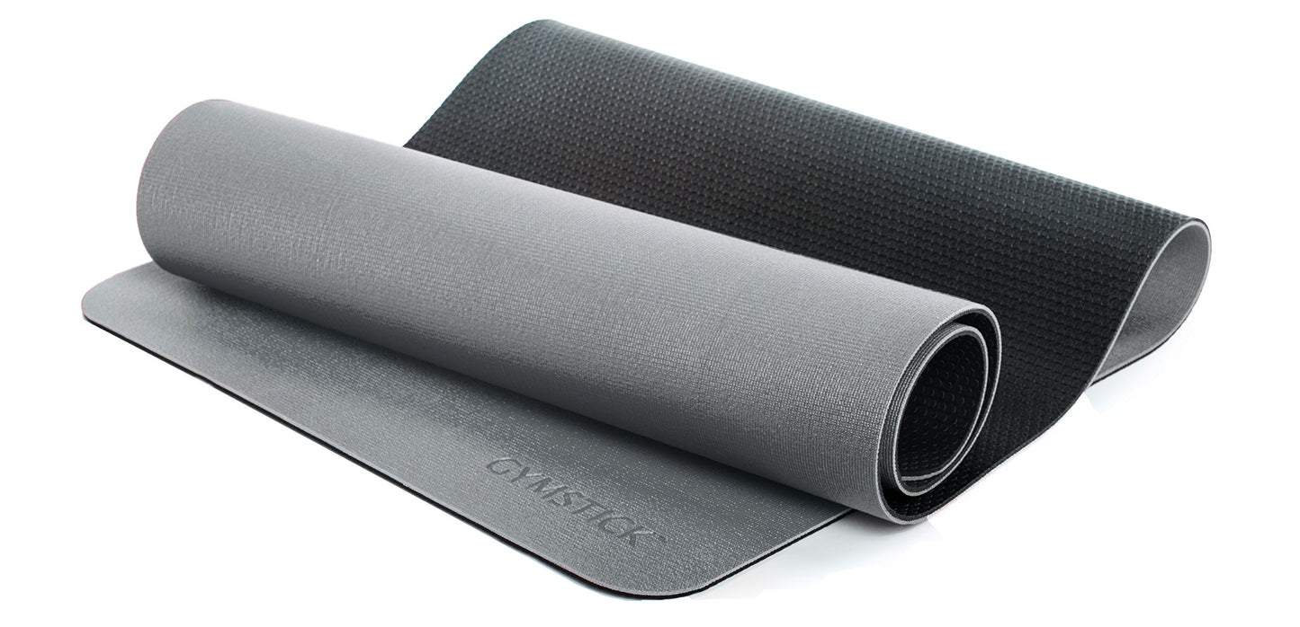 Yogamatte Pro, Einheitsgrösse grau / schwarz