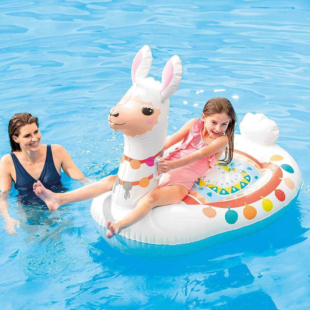 Aufblasbares Llama-Schwimmtier, Einheitsgrösse Mehrfarbig