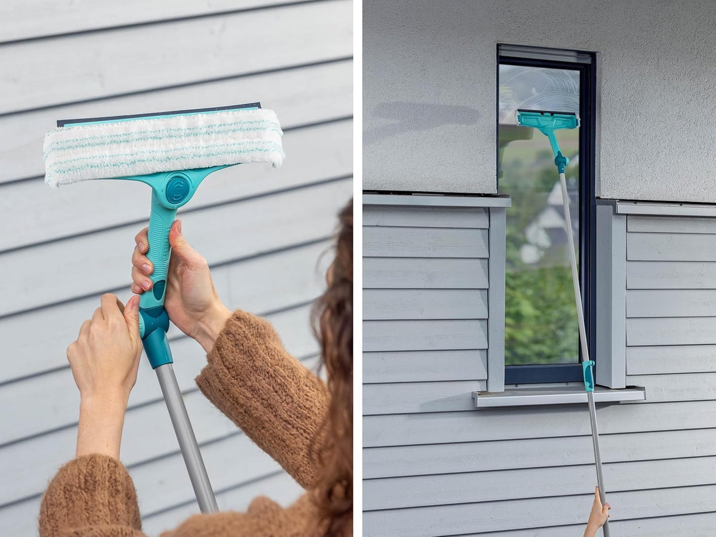 Fensterwischer mit Teleskopstiel, Fensterwischer inkl. Teleskopstiel Grösse L