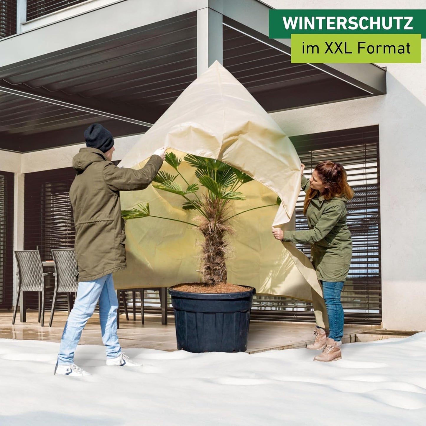 Winter-Vlieshaube, 2 x 2,4 m, 2 x 2,4 m