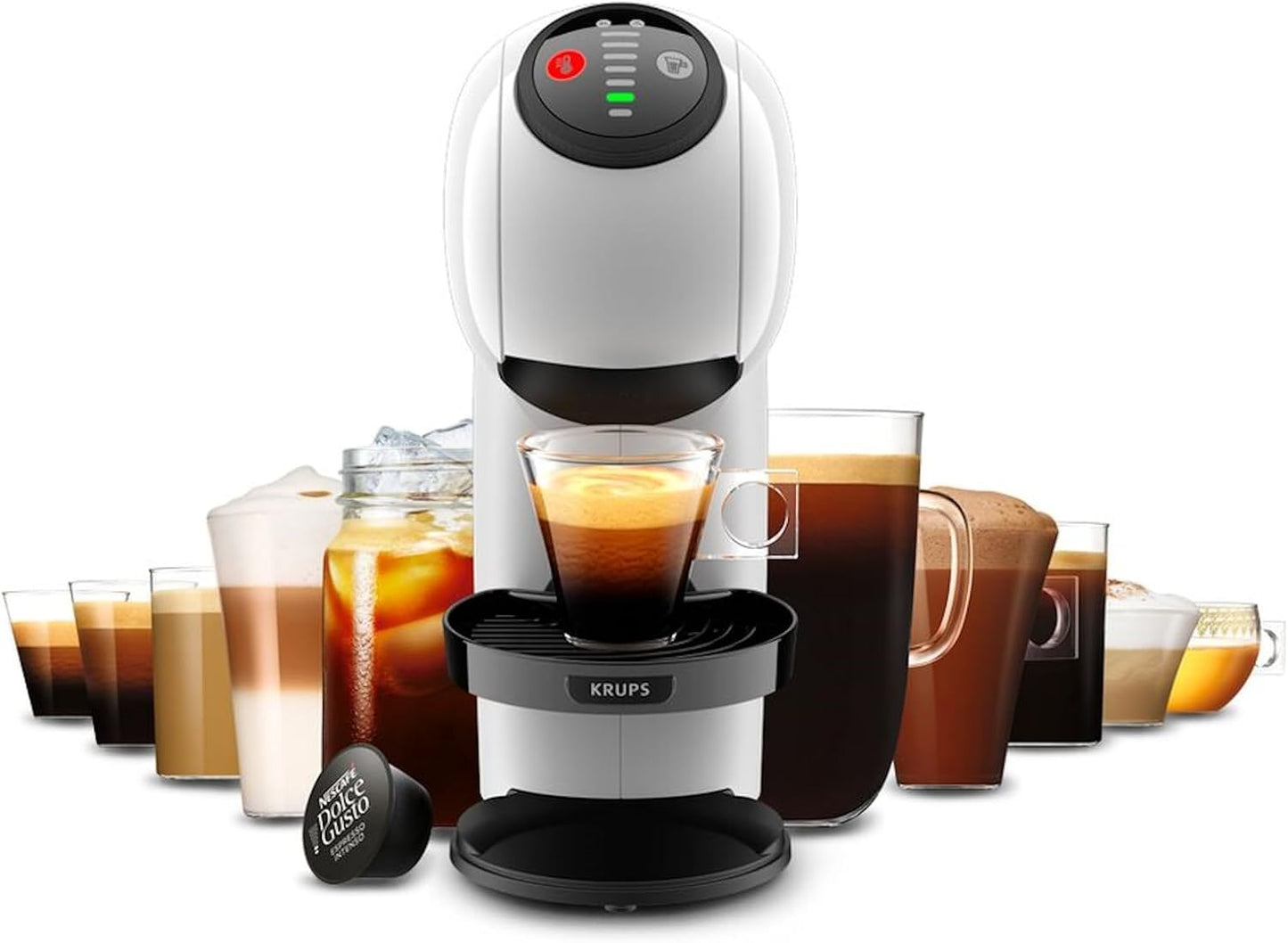 Genio S Basic Kapselkaffeemaschine, Weiß