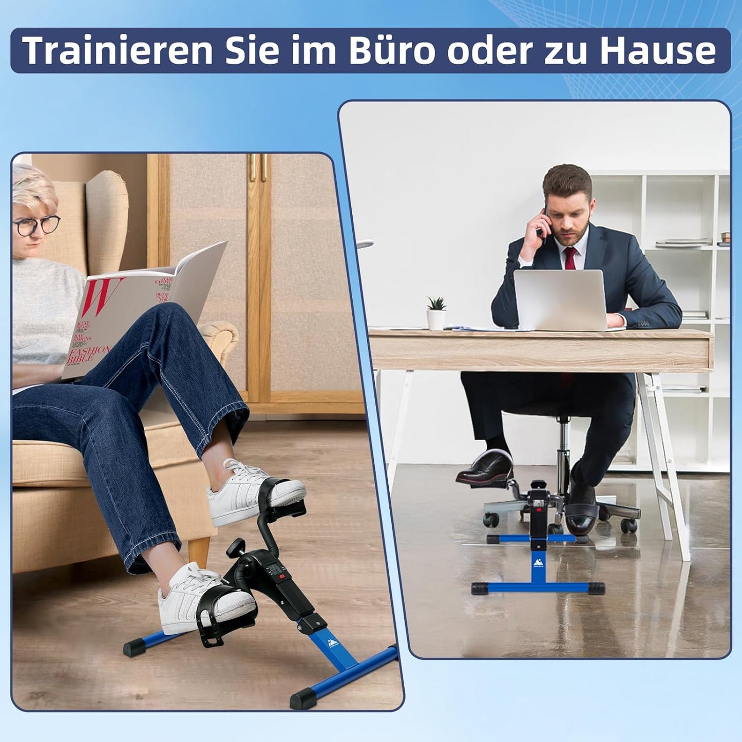 Mini Heimtrainer X1225 für Arm- und Beintraining, X1225