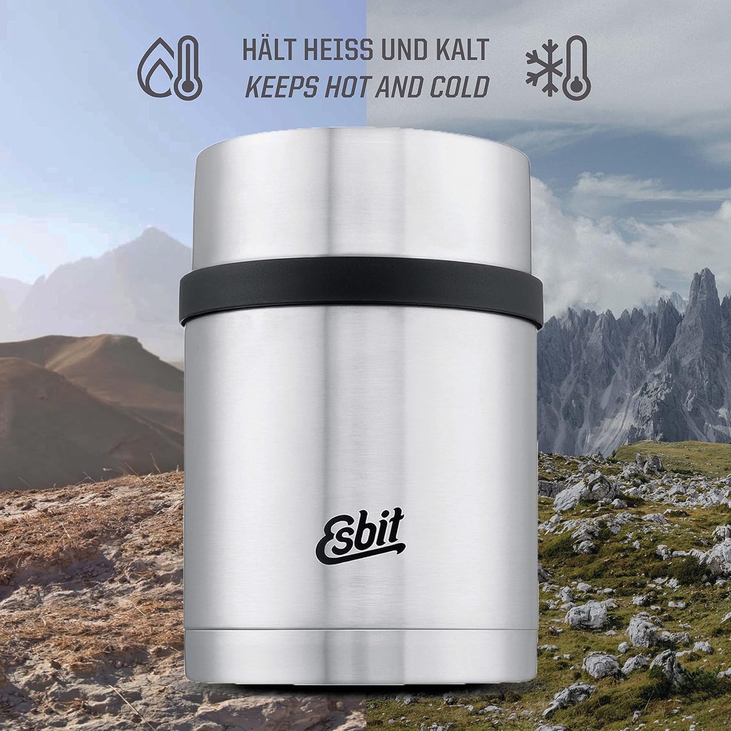 Thermobehälter Sculptor, Edelstahl 500 ml Ohne Manschette