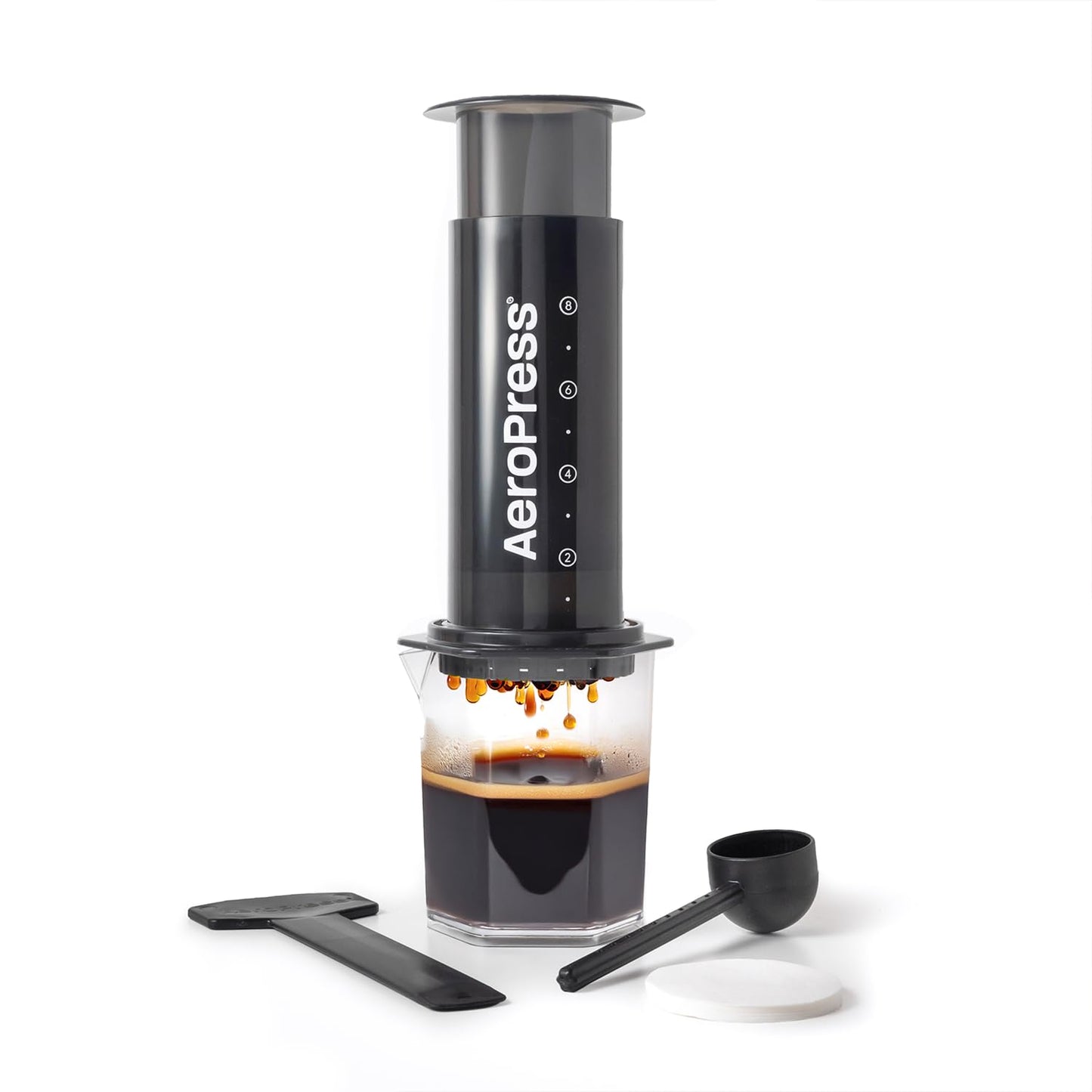 XL Kaffeepresse, Originales Grau XL