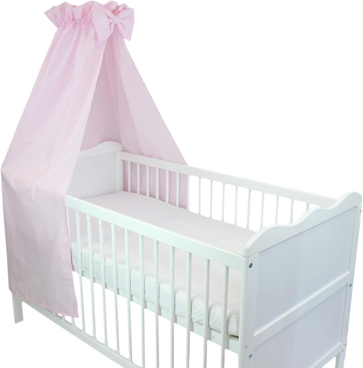 Babybett Himmel mit Schleifchen (160x240 cm), ca. 160x240 cm Rosa