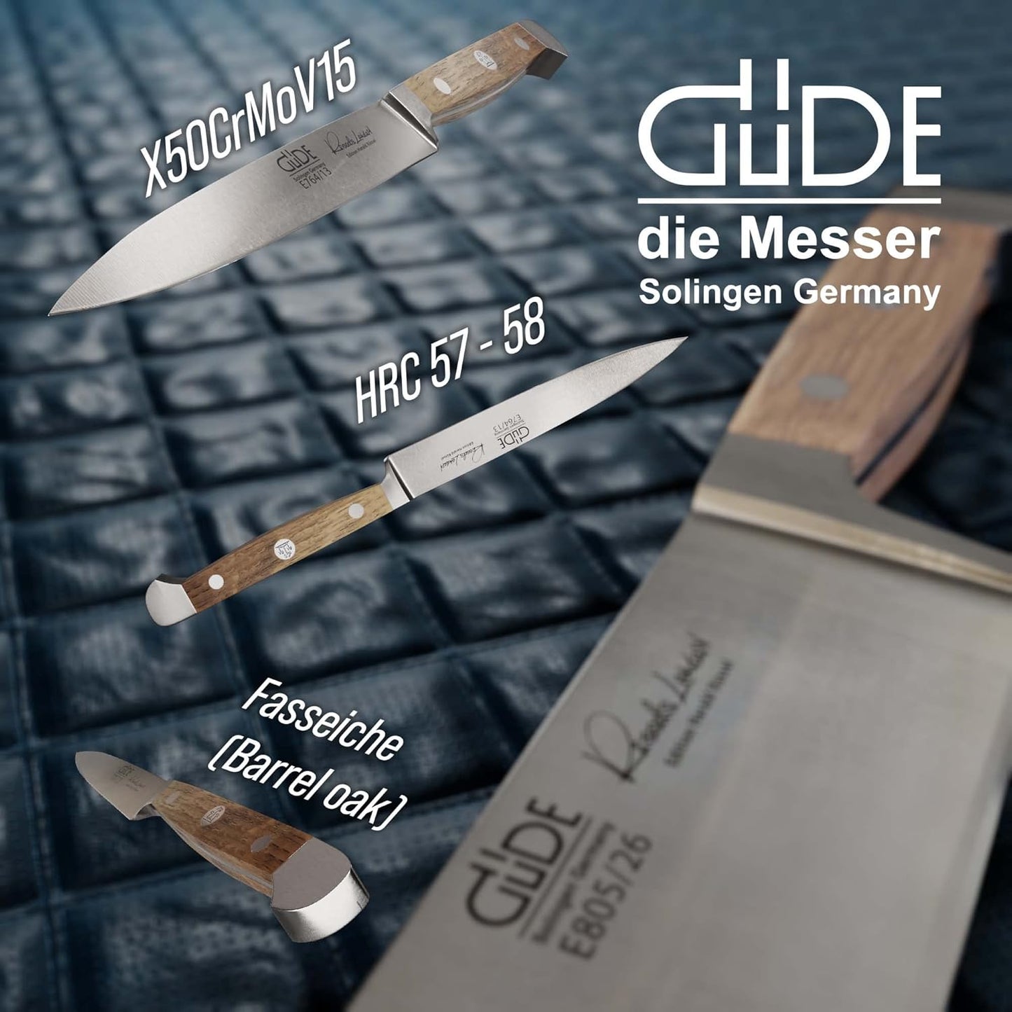 Serie: Alpha Fasseiche - Spickmesser, Fasseiche 13 cm