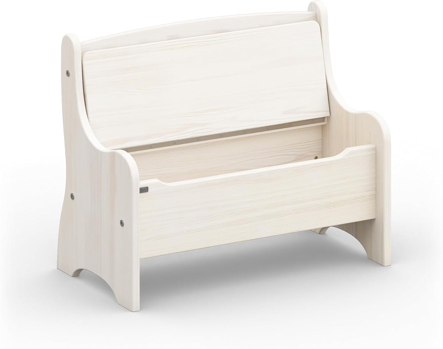 Kindersitzbank Levin mit Geheimfach, Naturweiss
