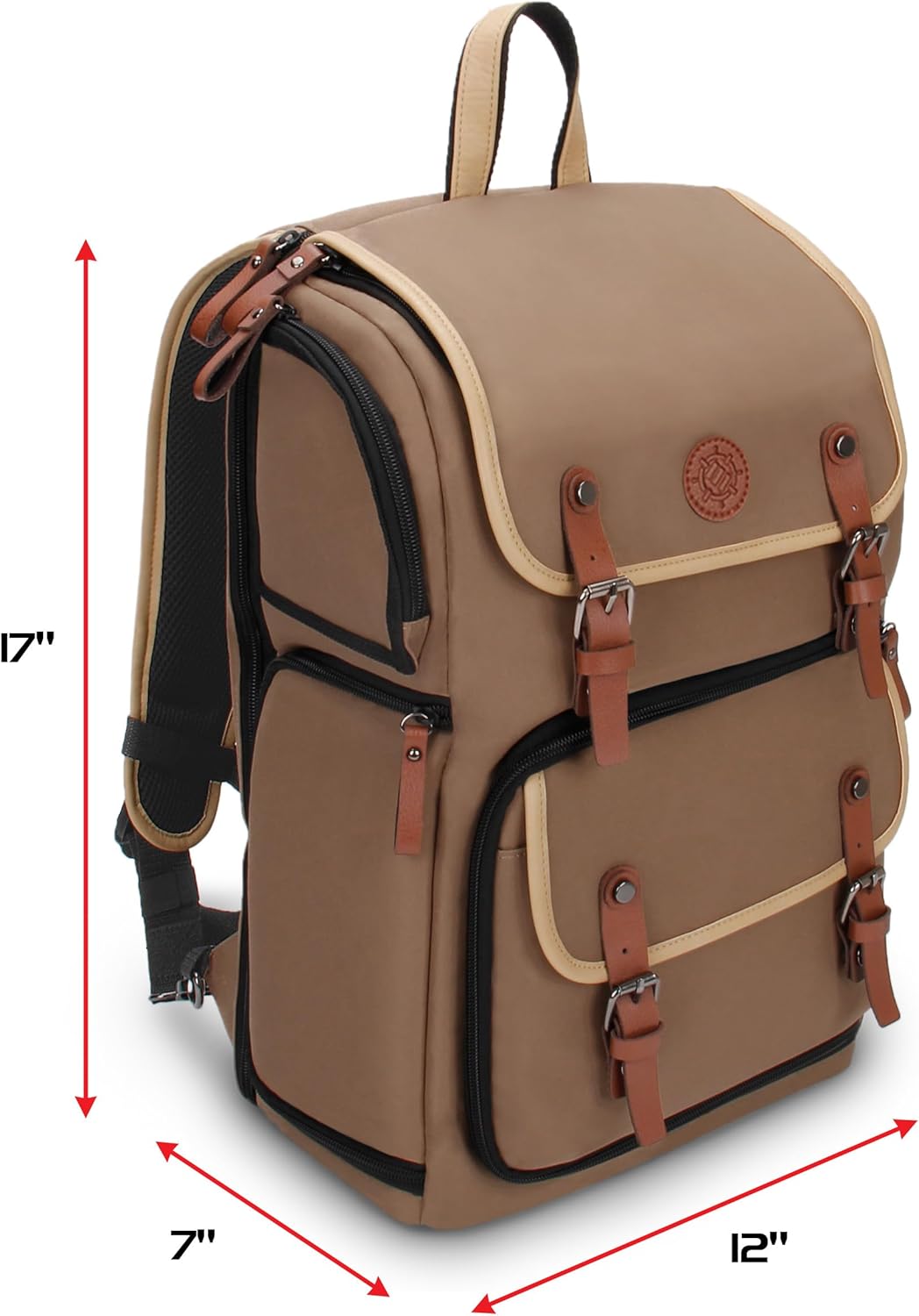 Sammelkarten-Aufbewahrungsbox-Rucksack, Einheitsgrösse Bräunen