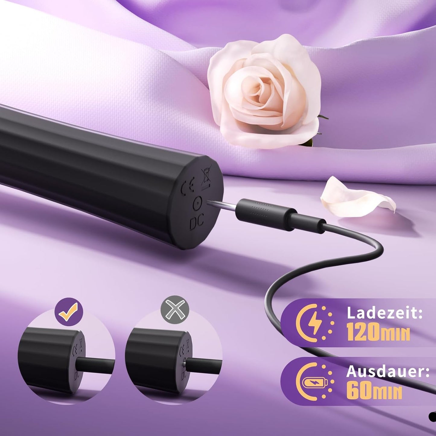 Flexibler Vibrator mit 5 Frequenzen und 3 Stärken