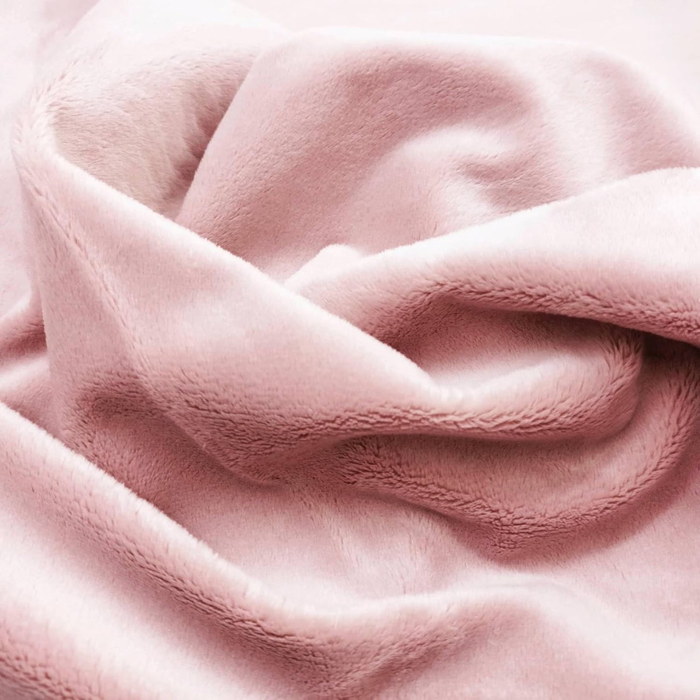 Bettschlange, 250 cm, 250 cm Pastellrosa