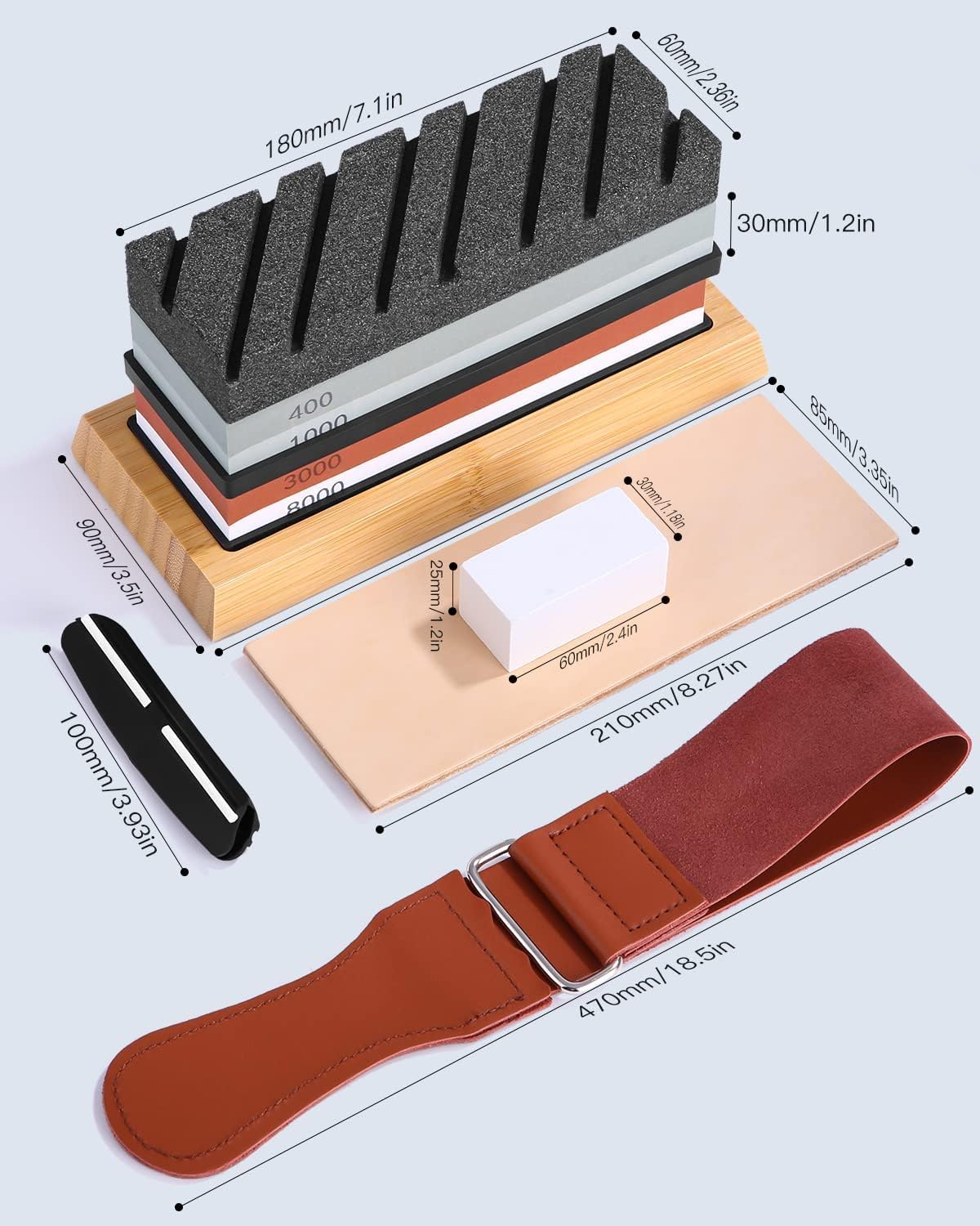 Schleifstein-Set