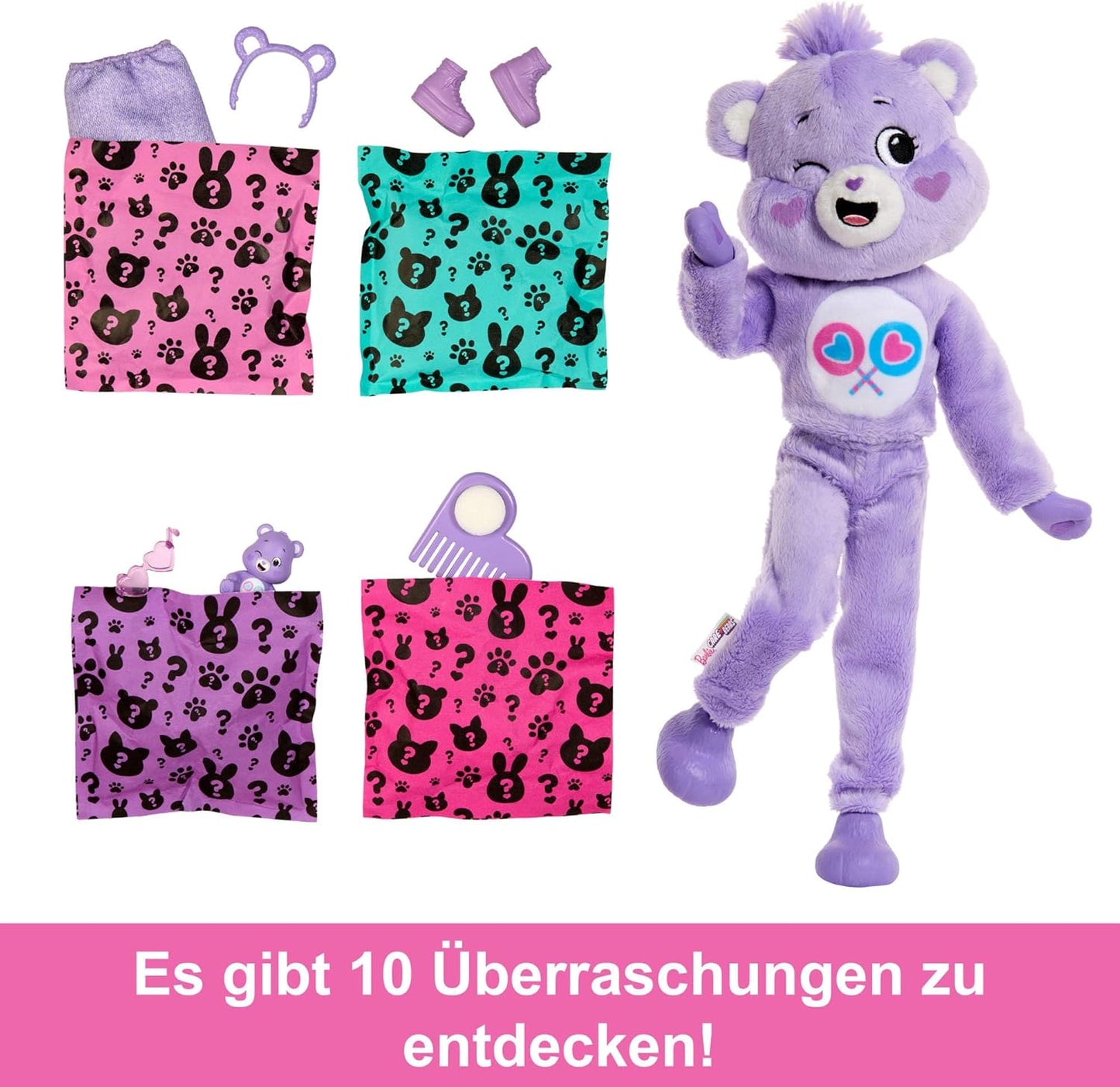 Cutie Reveal Glücksbärchi, Lila