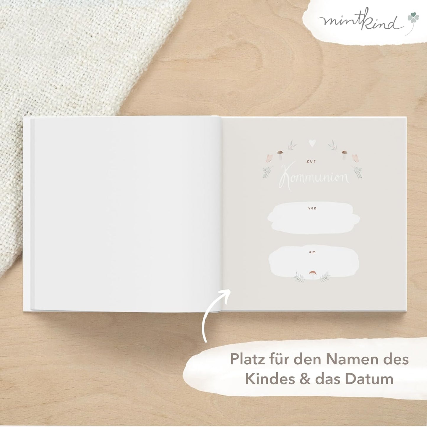 Kommunion Gästebuch, Wald