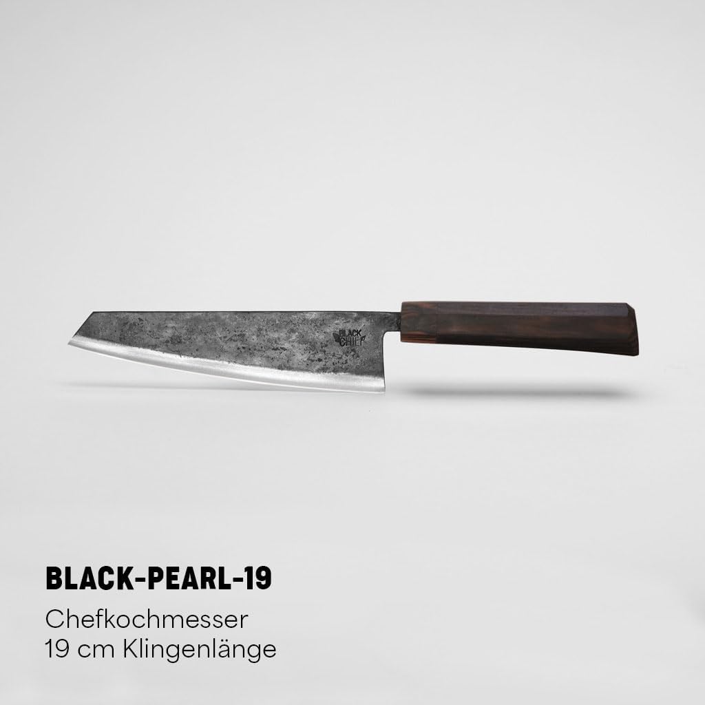 Handgeschmiedetes Piratenset Küchenmesser-Set, 3-teilig, Ebenholz