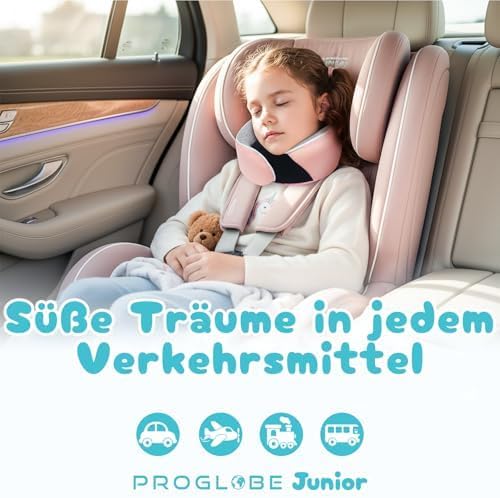 Ergonomisches Reisekissen für Kinder, Hellrosa – Kinder