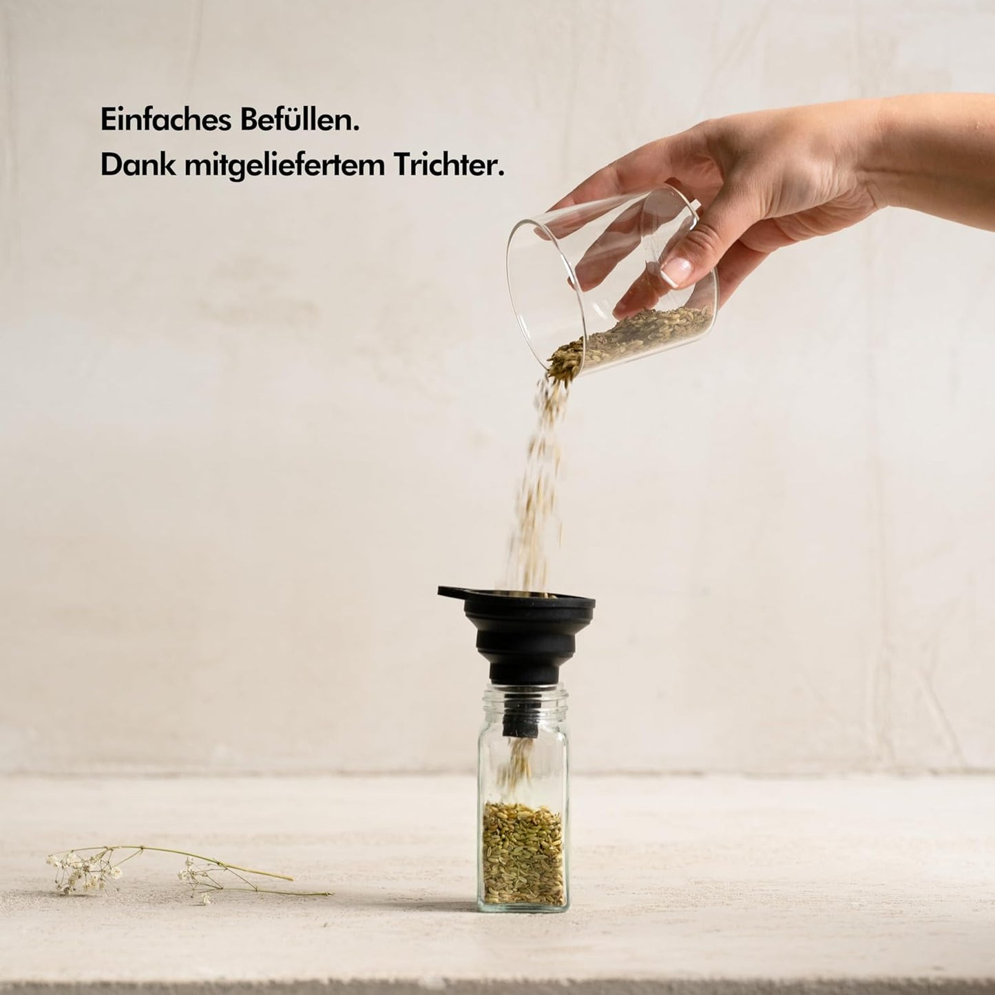 Gewürzgläser, Gewürzgläser Bambusdeckel