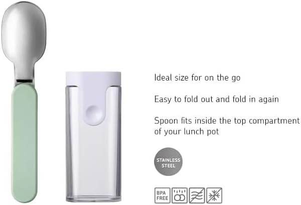 Lunchpot Switch Set mit faltbarem Löffel, Vivid Green Lunchpot Switch Set