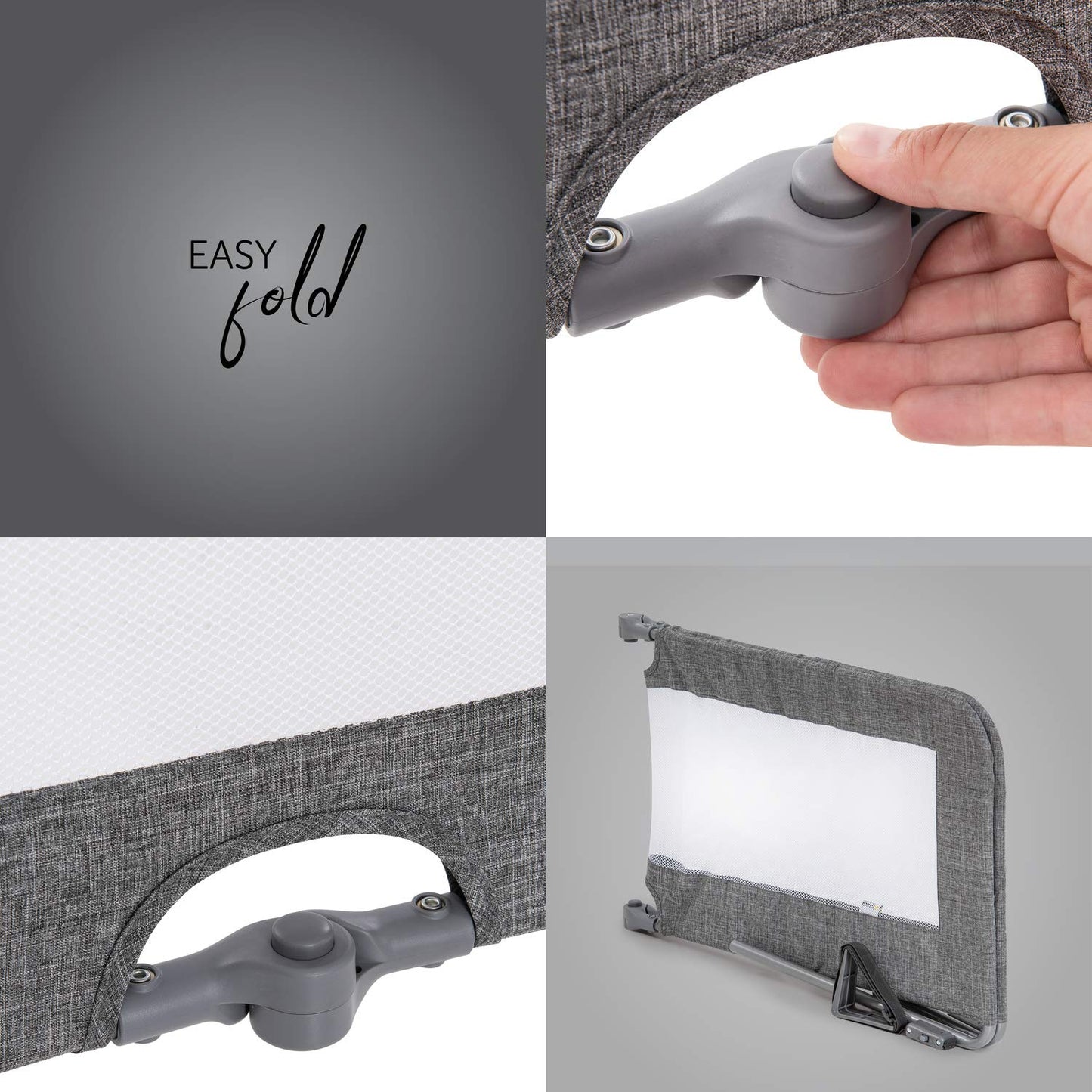Bettschutzgitter Sleep N Safe Plus XL, Für Betten mit einer Länge von 200-220 cm, Single