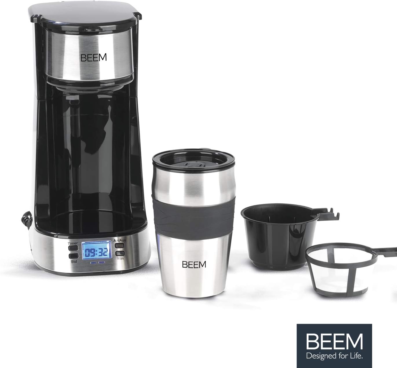 Filterkaffeemaschine mit Thermobecher