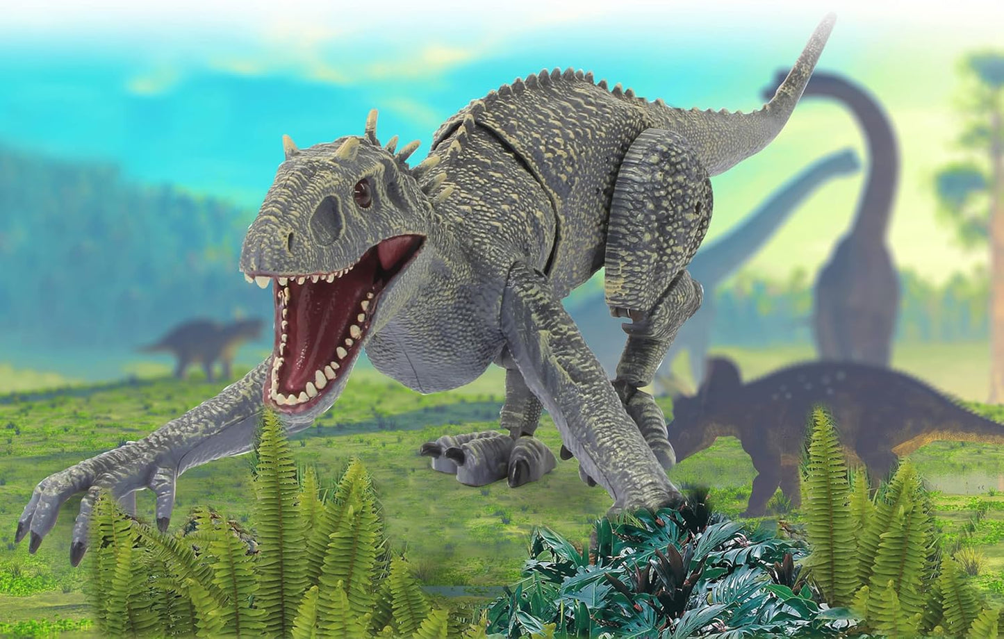 Dinosaurier Exoraptor Li-Ion 3,7V 2,4GHz grau