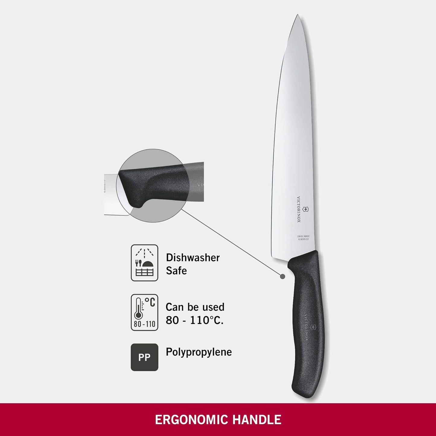 Tranchiermesser Swiss Classic, Geschenkbox Klingenlänge 22cm