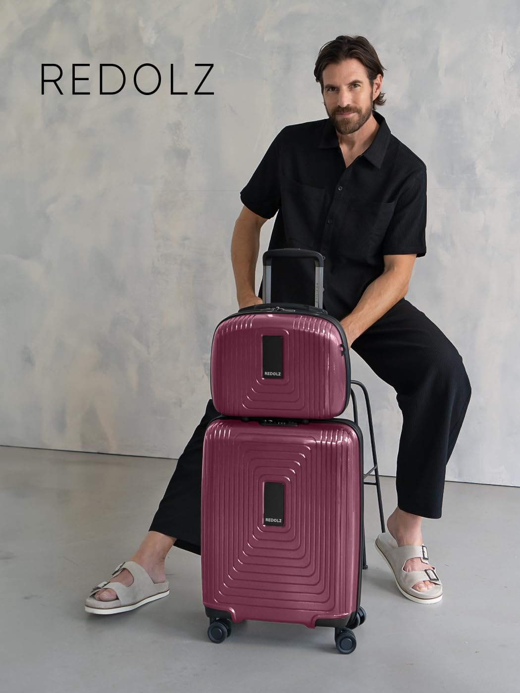 Essentials 14 Beautycase 34 cm, Aubergine Metallic Beauty Case (34 cm)