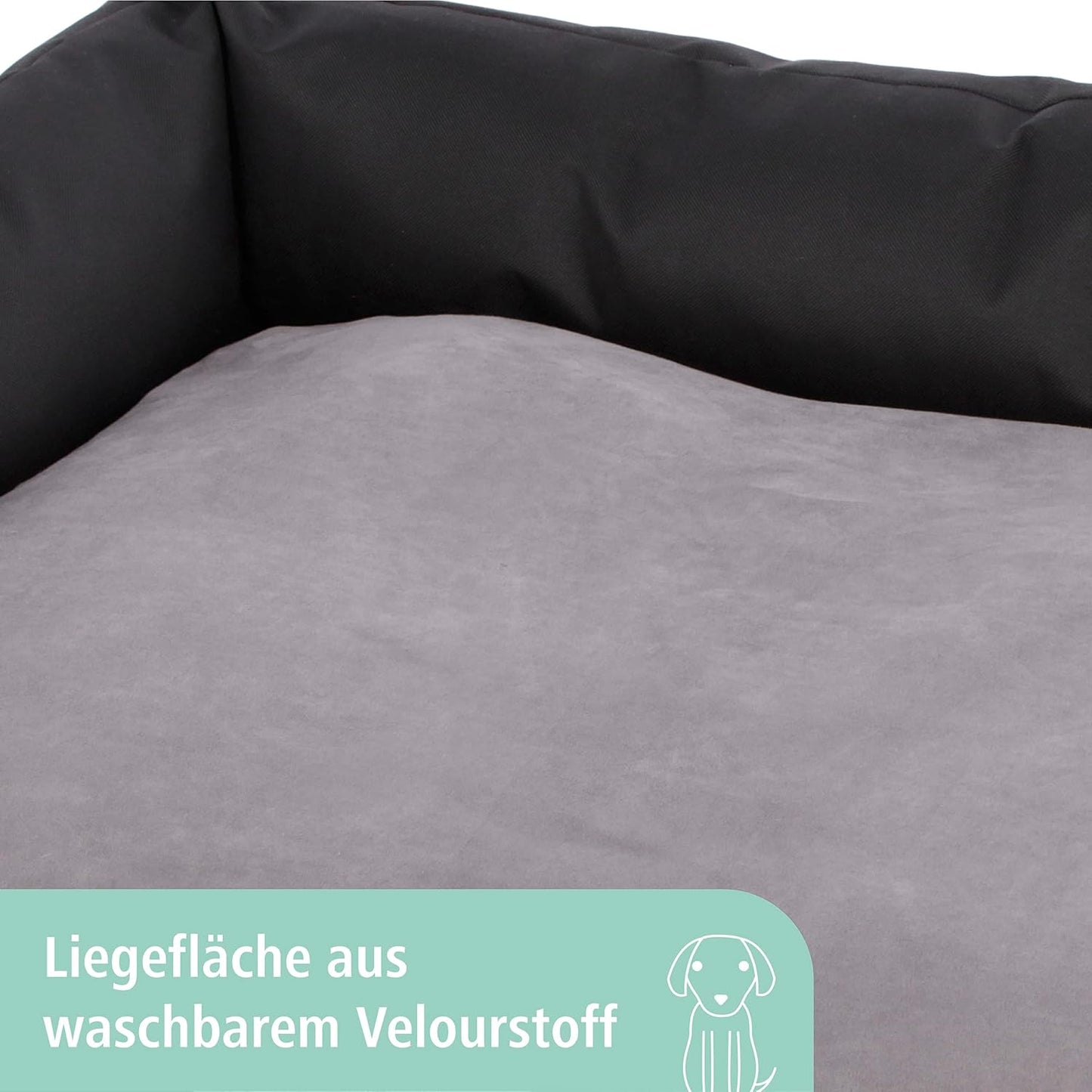 Kofferraumkissen mit abnehmbarem Stossstangenschutz, L 80 x B 60 x H 15 cm