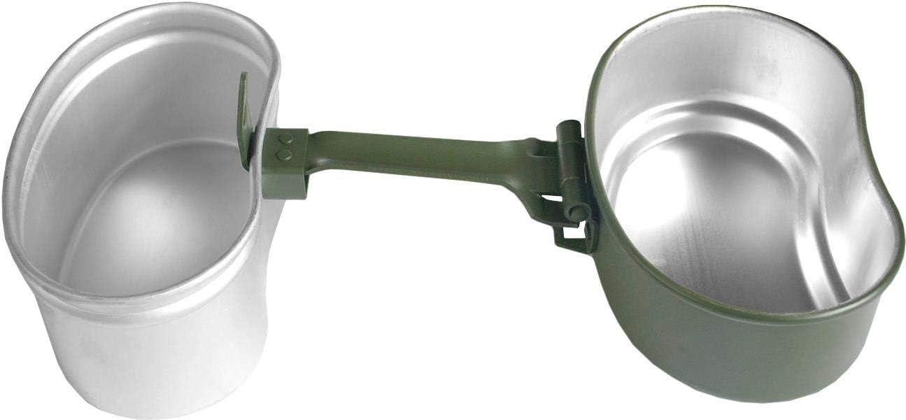 Bundeswehr Essgeschirr-Set mit Kochgeschirr, Oliv Einheitsgrösse