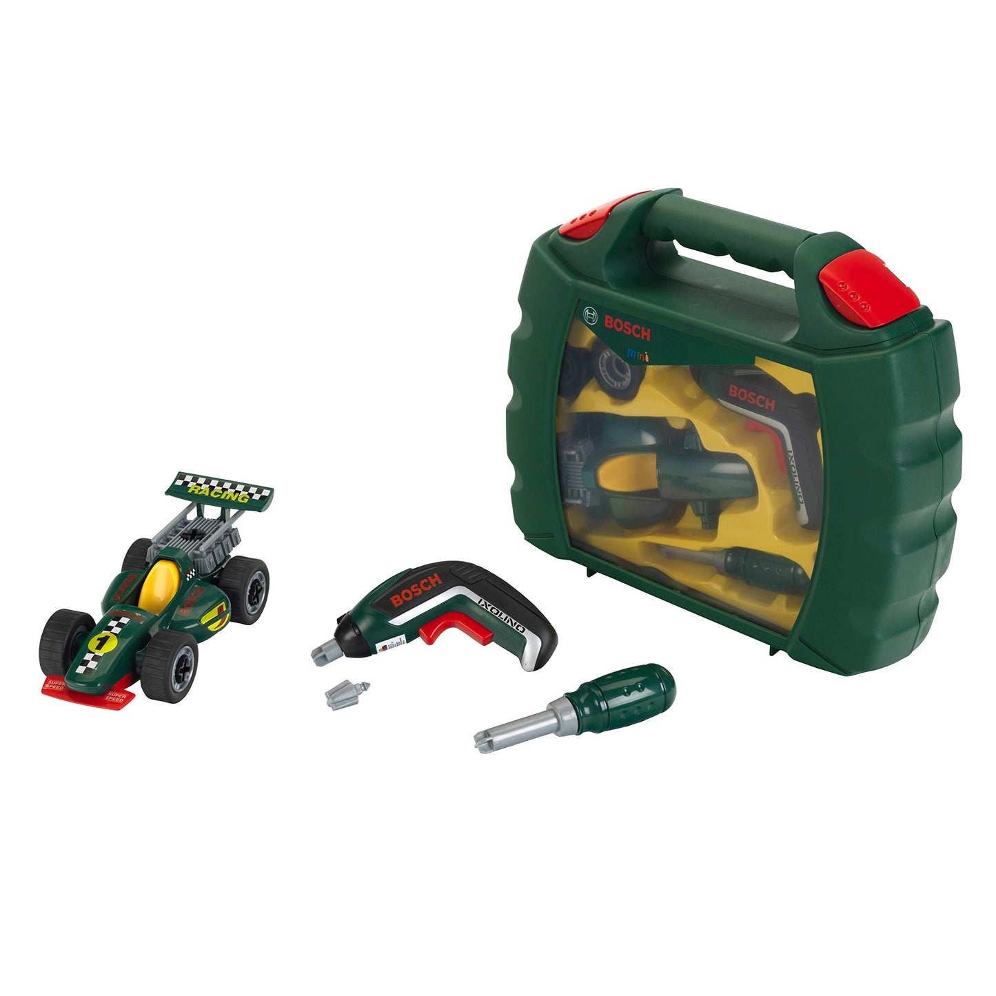 Werkzeugkoffer-Set Bosch Grand Prix mit Ixolino-Akkuschrauber, Single