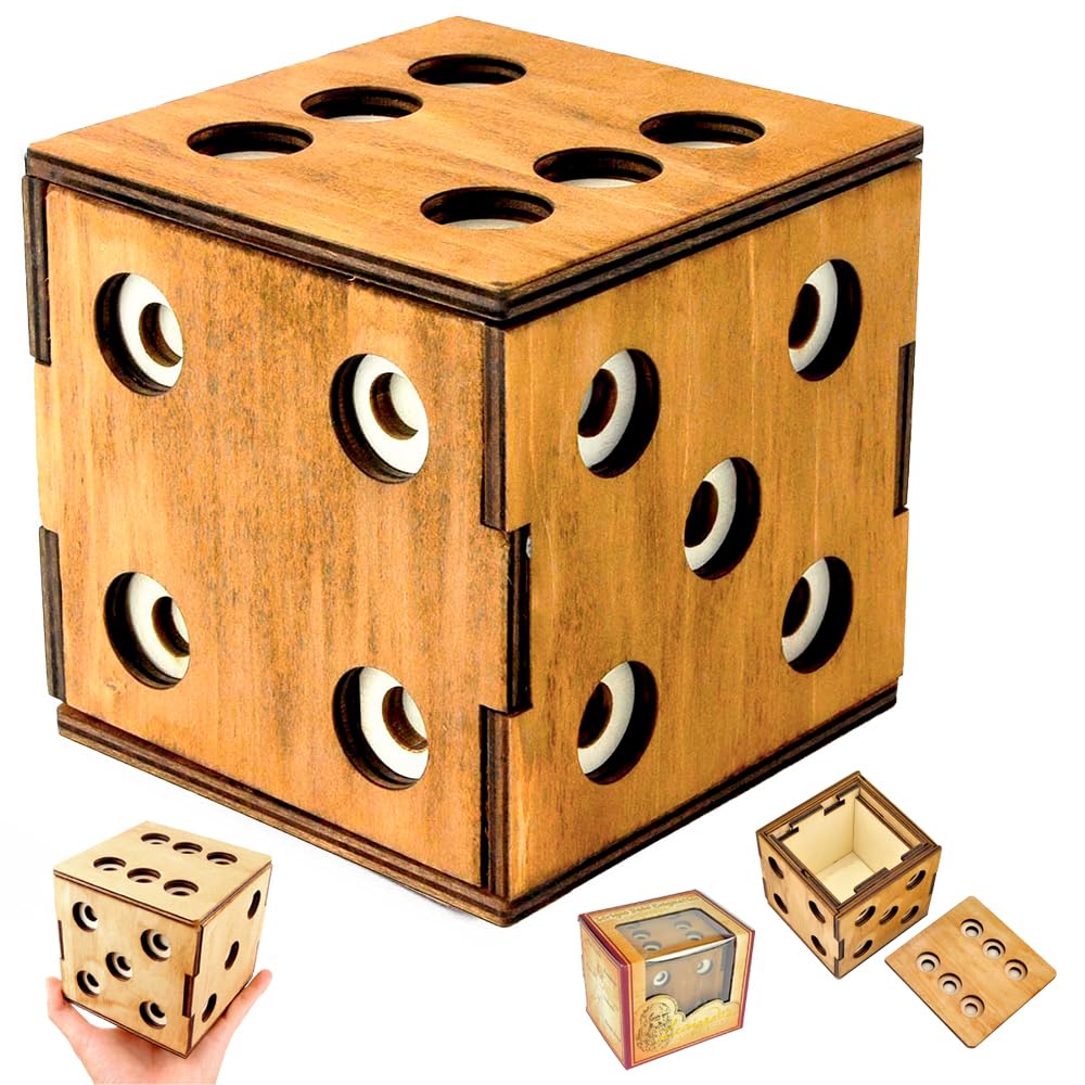 Würfel Geheimbox Leonardo da Vinci Kollektion 5/6 Schwierigkeit