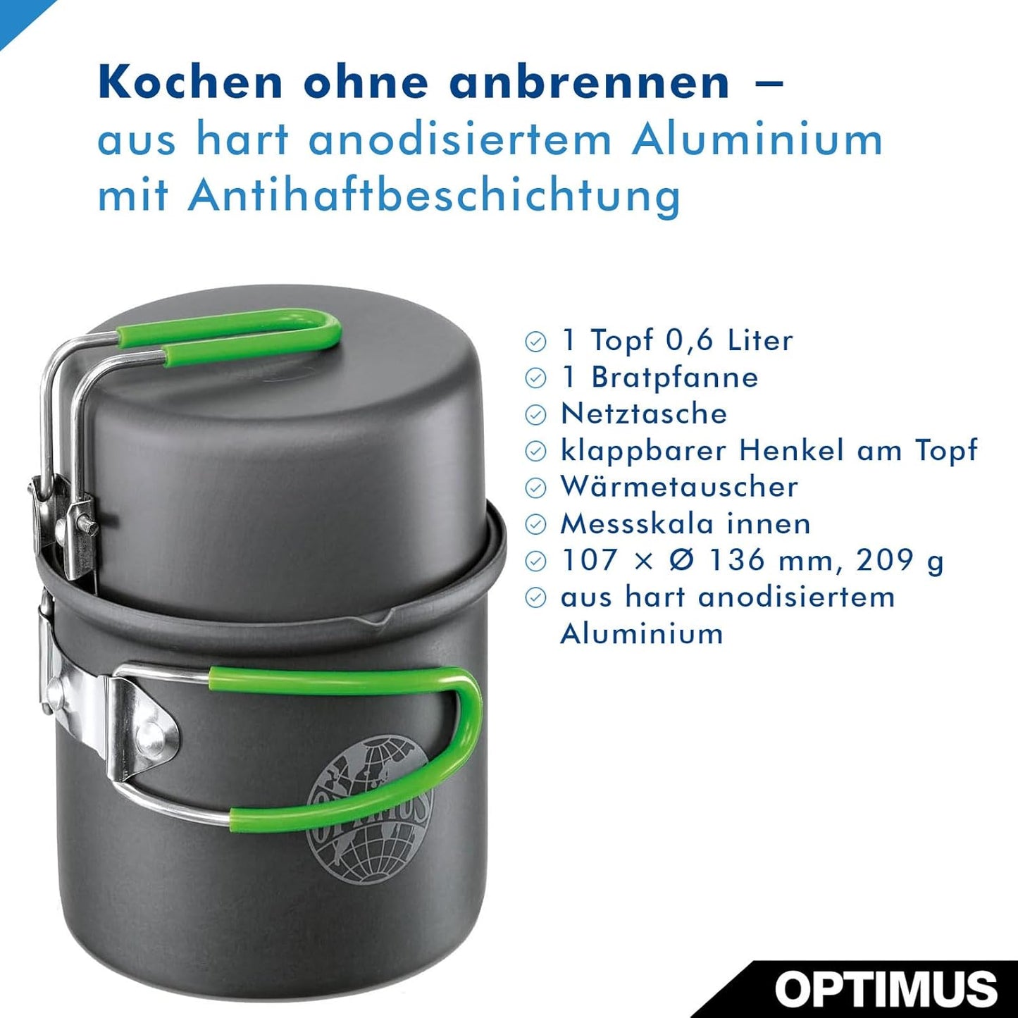 Ultraleichtes Camping-Kochset Terra Solo