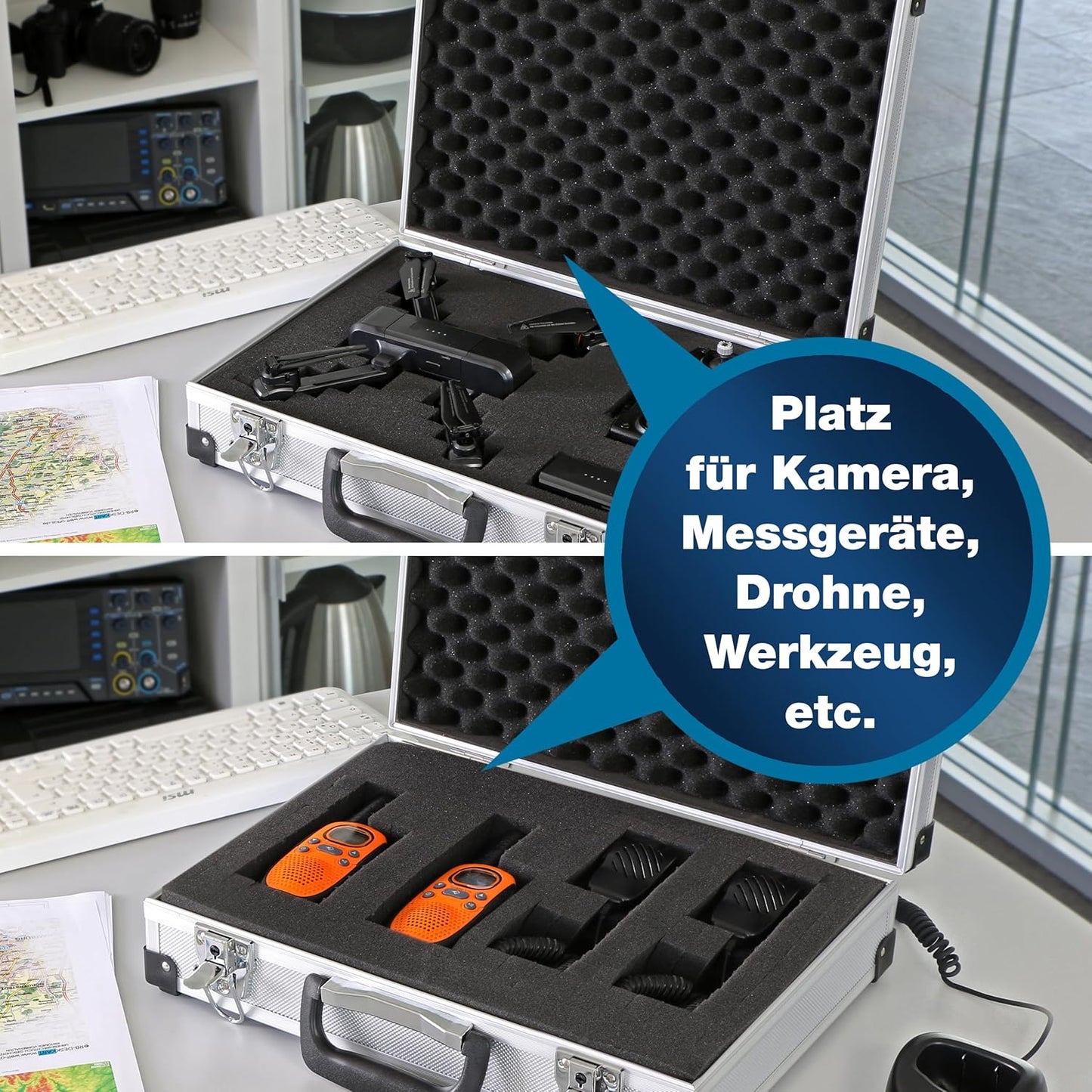 P 7260 Aluminium Tragekoffer, Single