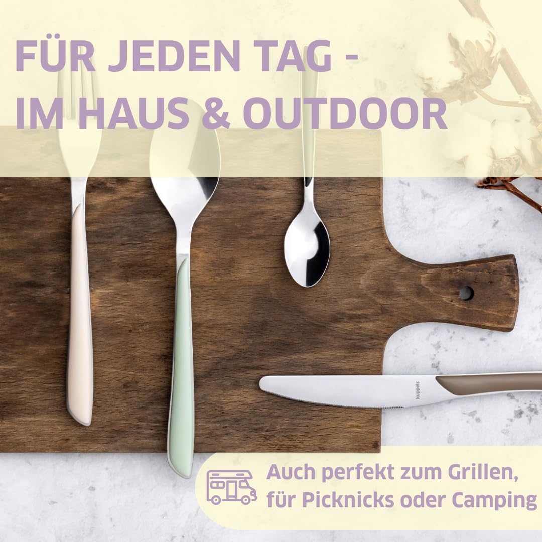 Prisma Besteck-Set, 24-teilig Kakao | 24-teilig