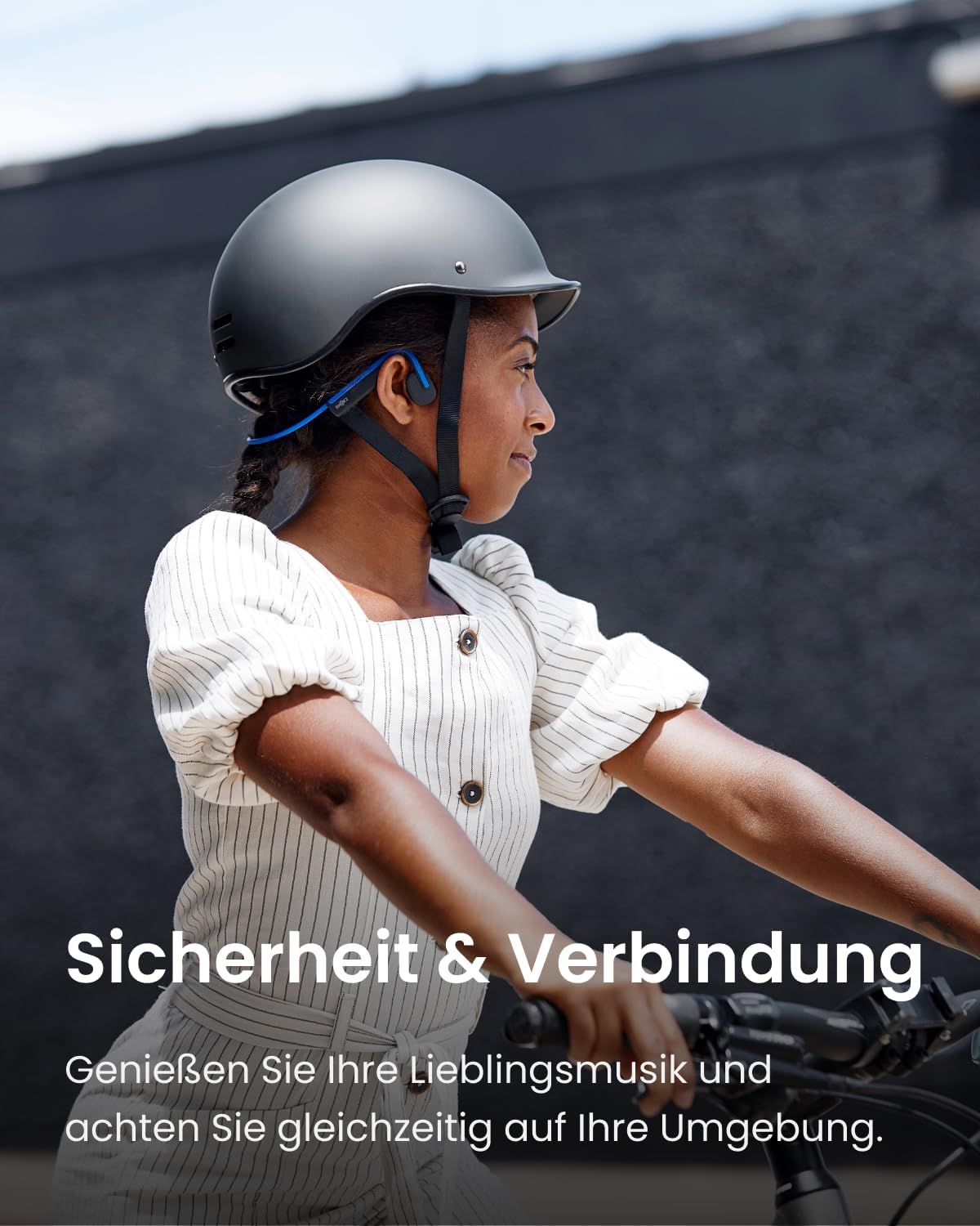 OpenMove Knochenschall-Kopfhörer, Elevation Blue